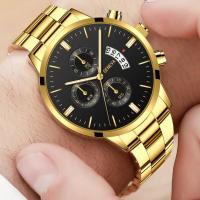 Reloj para hombre Reloj de cuarzo militar con tres ojos - details 2