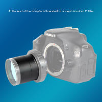 Adaptador de Montura SVBONY para Cámara de Espejo de Telescopio T2 a T2.5 con Hilo M42*0.75 para Aceptar Filtro de 2 Pulgadas - details 2