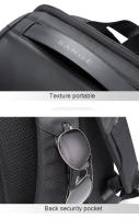 BANGE-Mochila de gran capacidad con carga USB para hombre y mujer, bolso de viaje informal Oxford, resistente al desgaste, a la moda, nuevo estilo - details 14