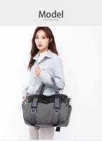 Bolso de hombro tipo bandolera de lona para gimnasio, correa ajustable, bolso de viaje deportivo de corta distancia, bolso de mano de gran capacidad - details 14