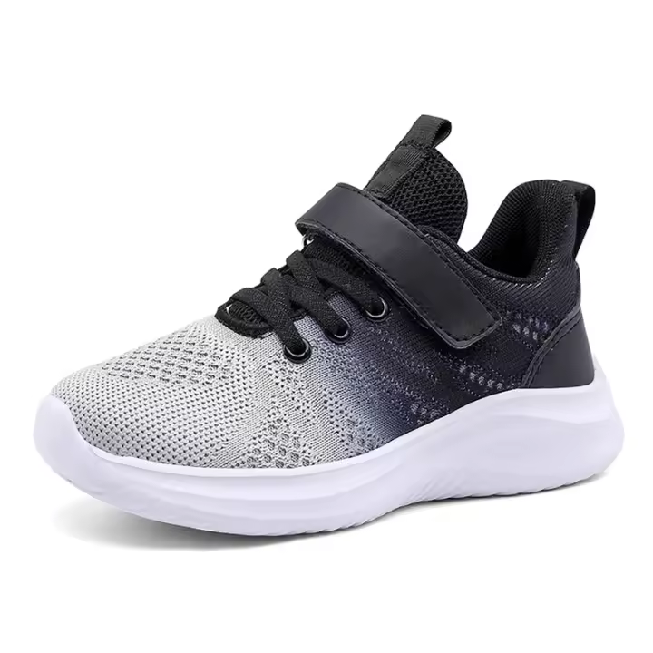 Zapatillas deportivas antideslizantes para niño y niña, zapatos informales para correr, calzado escolar transpirable para caminar al aire libre, 45 - 1