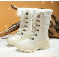 Snow Boots Women Flat Boots For Women Lace-Up Shoes Woman Fashion Platform Ankle Boots Fur Chunky Botas Mujer Winter Shoes Women - details 20