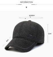 Gorra de Béisbol con Protección para las Orejas Cálida para Hombres y Mujeres de Alta Calidad Impermeable para el Invierno en Exteriores Material de Lining de Poliéster Estilo de Gorra Estilo de Moda para Hombres y Mujeres - details 1