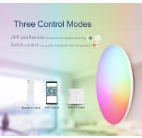 Luz de techo con Control remoto inteligente para el hogar, candelabro LED RGB, luz decorativa para interiores, 54W, 36W, temporizador, Control remoto, atenuación de dormitorio - details 5