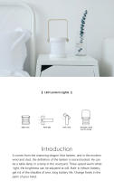 Lámpara de Mesa Plegable Ligera para Protección Ocular Iluminación y Decoración de Dormitorio - details 11