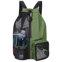 Mochila de Natación de Malla Unisex Paquete de Gimnasio Secado y Humedad para Playa - details 0