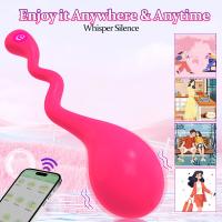 10 vibrador inalámbrico Bluetooth vibrador APP Control vibrante amor huevo estimulador de clítoris punto G masajeador juguetes sexuales para mujeres - details 2