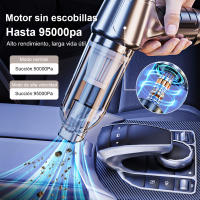 Aspiradora inalámbrica de mano para coche, aspirador de succión potente de 95000PA, soplador 2 en 1, portátil, para el hogar - details 4