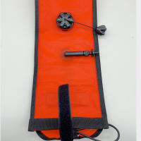 Juego de boya marcador de superficie de buceo, tubo de señal inferior cerrado inflable de alta visibilidad con carrete de aluminio SMB, carrete de dedo - details 5