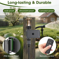 Temporizador de riego con Control remoto, válvula de agua temporizada inteligente, sistema de riego de plantas y flores, temporizador de agua para jardín, invernadero y césped - details 2