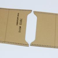 Plantilla de papel de cuero para billetera plegable, plantillas de patrones DIY, herramienta de artesanía de cuero hecha a mano, práctica - details 6
