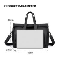 Bolso de hombro tipo bandolera para gimnasio, compartimento para zapatos, bolso de viaje grande para entrenamiento deportivo, paquete de viaje de equipaje con separación en seco y húmedo - details 1