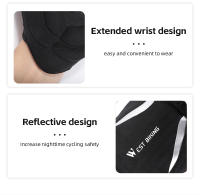 WEST BIKING-guantes de ciclismo para hombre y mujer, de medio dedo, con absorción de impacto, equipo deportivo para bicicleta de carretera - details 11
