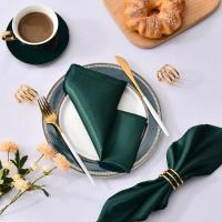 Servilleta cuadrada de satén de 12 Uds., servilleta de cóctel de 12x12 pulgadas para fiesta, boda, cumpleaños, decoración de banquete, servilletas de mesa suaves lavables - details 4