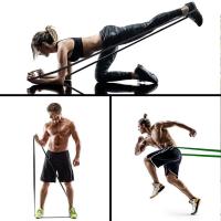 Cinturón elástico para Fitness, banda de resistencia para dominadas, entrenamiento de fuerza, cuerda elástica para hombres y mujeres, banda de tensión auxiliar para estiramiento de Yoga - details 9