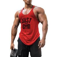 Muscleguys Brand Fitness Clothing Bodybuilding Stringer Tank Top Men Gym Singlets Cotton Sleeveless Shirt Workout Sports Jerseys - details 5