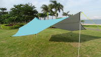 Vela de Sombra Impermeable Octagonal Grande 5.1x5.1m Venta de Campamento de Trompo de Sol para Jardín al Aire Libre Playa Turista - details 34
