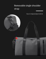 1 bolsa de deportes nueva, bolsa de fitness para natación con separación en seco y húmedo, bolso de viaje de gran capacidad para hombres y mujeres, bolsa de almacenamiento multifuncional para almacenamiento de zapatos independiente - details 11