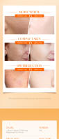 Crema Facial de Vitamina C de Cinco Dimensiones Anti-Envejecimiento, Suavizante de Arrugas, Hidratante, Ligero para la Piel Herramientas de Cuidado de la Belleza - details 8