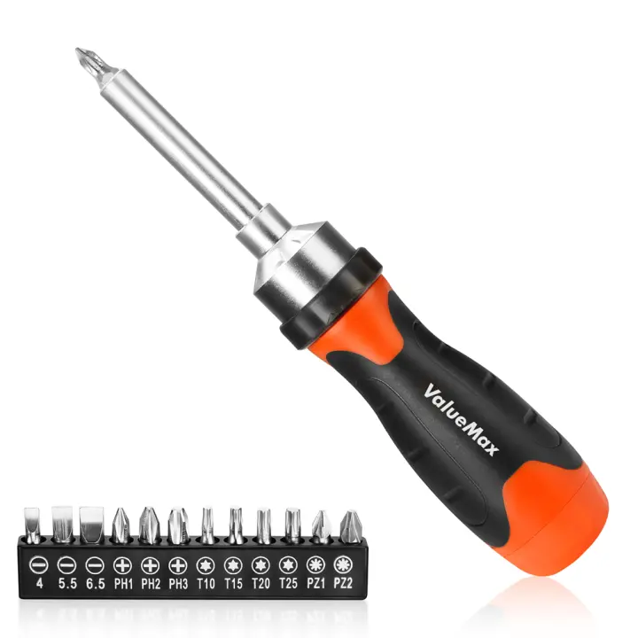 Destornillador de trinquete 12 en 1 ValueMax - 1
