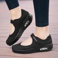 Spring Red Women Platform Sandals Woman Vulcanize Shoes Casual Sneakers Female Soft Flat for Lady Lightweight Breathable - details 8