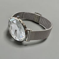 Reloj DUGARY de cuarzo con concha a la moda para mujer, relojes de pulsera impermeables redondos de marca clásica de acero inoxidable de 36mm, Reloj de mujer - details 9