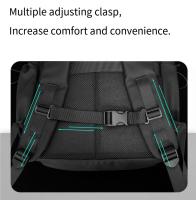 1 nueva mochila con boca enrollable, mochila de expansión de gran capacidad, mochila para estudiantes, bolsa de viaje corta con cubierta enrollable, bolsa para ordenador portátil - details 9