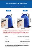 Mochila deportiva impermeable con bolsa de almacenamiento para zapatos de fútbol con cordón. - details 0