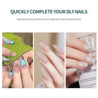 Nailpop-puntas de uñas instantáneas Apex, uñas postizas gruesas de calidad profesional, extensiones acrílicas de calidad de salón, suministros de uñas DIY duraderos, 140/150 Uds. - details 13