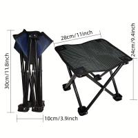 Silla plegable ultraligera para actividades al aire libre, taburete duradero y portátil para senderismo, Camping, pesca y más, 1 unidad - details 4