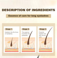 Sérum de Crecimiento de Pestañas Rápido Mascarilla Impermeable Nutritiva para Pestañas de Estilo Gruesas y Largas - details 7