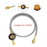 Convertidor de estufa tipo split para exteriores, adaptador de gas butano, accesorios para equipos de camping y picnic - details 1