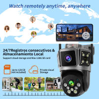 Cámara de Seguridad IP de Doble Banda Visión Nocturna Colorida Impermeable Control por Aplicación - details 9