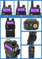 Baofeng-walkie-talkie UV 5R de doble banda, 5W, 8W, Radio bidireccional, Vhf, Uhf, Radio FM, transceptor de mano para caza, 16KM - details 4