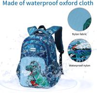 Conjunto de 3 mochilas escolares con dibujos de dinosaurios para niños y adolescentes, lonchera con estuche para lápices, Set de 3 unidades - details 5