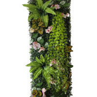 Decoración de Césped Verde Artificial Panel de Pared de Planta Simulada de 40*120CM - details 6