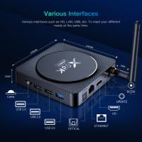 X98K PRO Android 11.0 TV Box Rockchip RK3566 LAN 1000M 4K 8K BT 4GB 32GB Wifi Dual Set Top Box - details 11