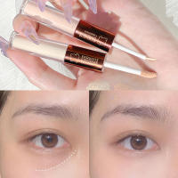 Corrector en barra corrector de dos tonos, crema naranja que cubre las ojeras, Beige, ilumina el rasgado, detalle nasolabial, Base de maquillaje - details 1