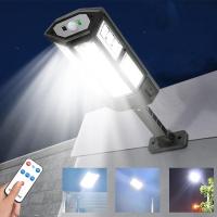 luz solar exterior，Luz de Pared LED Solar Ultra-Brillante con Sensor de Movimiento - 6500K, Batería Recargable, Incluye Control Remoto y Kit de Instalación - details 1