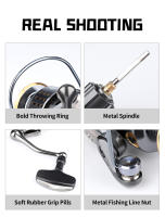 Carrete de Pesca de Spinning Ultraligero DEUKIO Máximo Arrastre 15kg Pesca de Surfcasting con Feeder de Cebo Carretes de Jigging de Agua Salada - details 10
