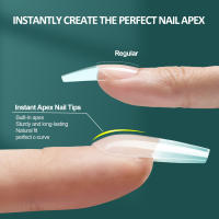 Nailpop-puntas de uñas instantáneas Apex, uñas postizas gruesas de calidad profesional, extensiones acrílicas de calidad de salón, suministros de uñas DIY duraderos, 140/150 Uds. - details 1