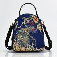 Bolso cruzado bordado para mujer, bandolera cuadrada a la moda, Vintage, con cerradura - details 2