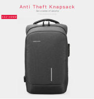 Mochila para Hombres Kingsons con Carga USB y Funcionalidad de Moda Resistente a la Fraudulencia para Laptops de 13 a 15 Pulgadas - details 0