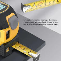 Cinta métrica láser de 40M/60M, cinta métrica Digital 3 en 1, telémetro láser de alta precisión, cinta métrica de acero de alta elasticidad - details 3