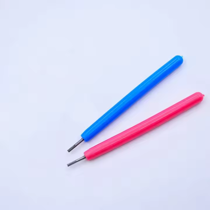 Pluma de papel Quilling de 2/5 piezas, colores surtidos, herramienta de papel ranurado para álbum de recortes de Origami, herramienta de papel artesanal, Color aleatorio, 10,5 cm - 1