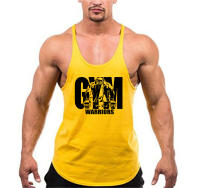 Y Back Bodybuilding Stringer Tank Top Men Cotton Gym Sleeveless Shirt Men Fitness Vest Summer Singlet Sportswear Workout Tanktop - details 9