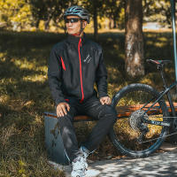 WEST BIKING-Conjunto de ciclismo térmico para hombre, chaqueta de invierno, pantalones, traje deportivo para exteriores, resistente al viento, ropa deportiva para bicicleta de montaña y carretera - details 19