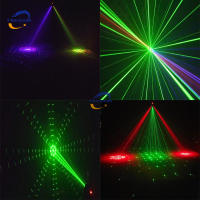 Mini luz de discoteca RGB, proyector láser de escaneo de patrones a todo Color con Control remoto DMX512, efecto DJ, iluminación de escenario para Bar y fiesta - details 8