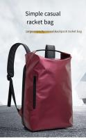 Mochila Deportiva Impermeable Multifuncional para Tenis y Bádminton Almacenamiento de Zapatos Independiente Cierre de Cremallera - details 0