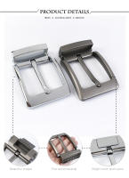 Meetee 40 Mm Hebillas De Cinturón En Forma De Aguja Hebillas De Metal Para Hombres Hebillas De Cuero DIY Accesorios De Jeans Art - details 4